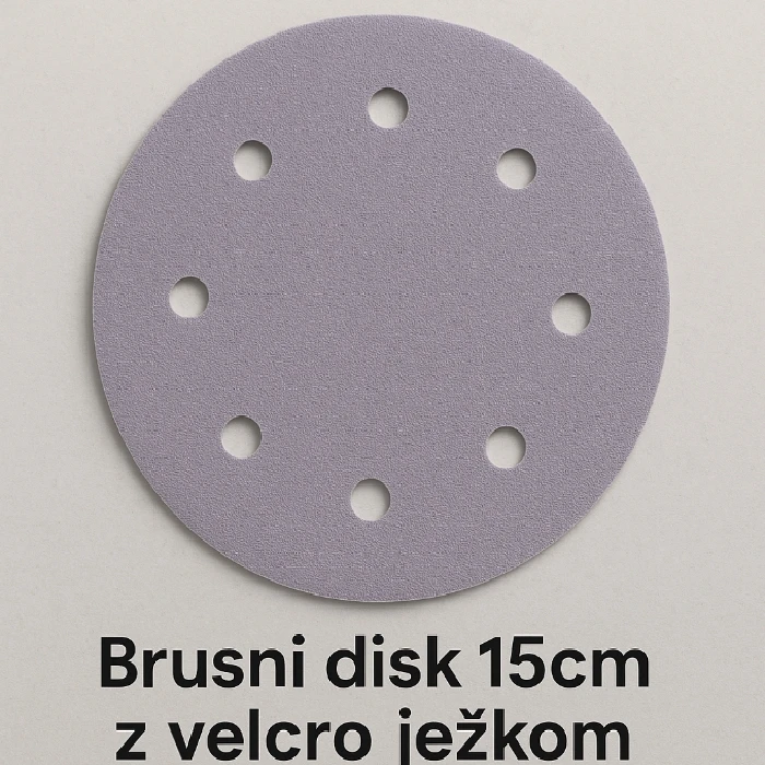 Brusni disk 15cm z velcro ježkom 996A  grit 320